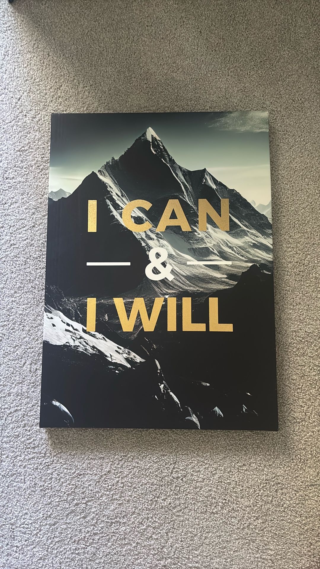 Motivation Mountain Poster