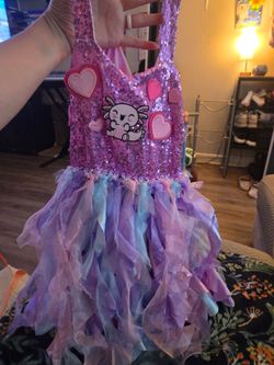 Axolotle dress 5t