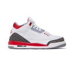 Jordan 3 Retro GS "Fire Red" 2022