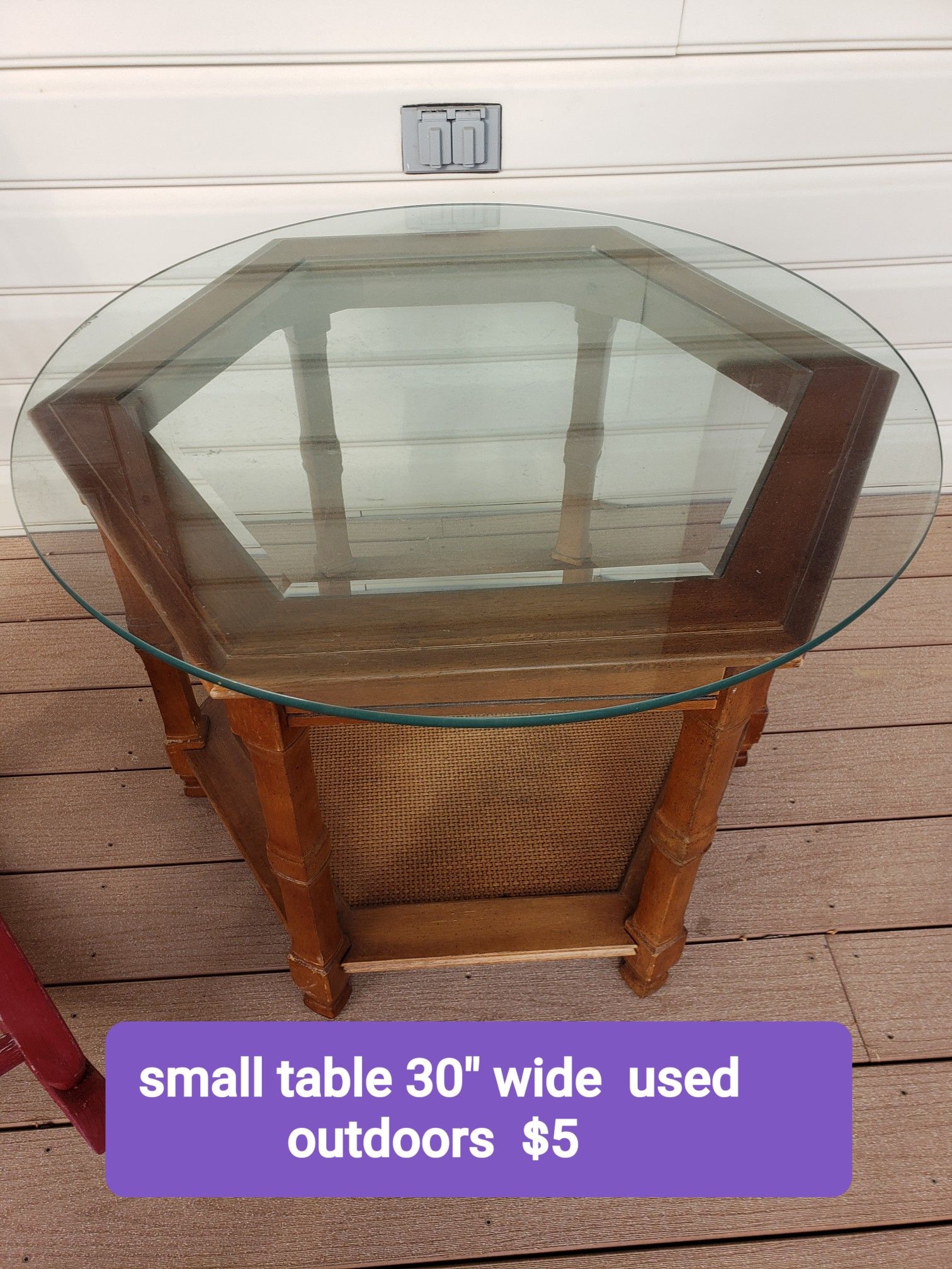 Glass table