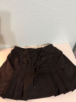 Black tennis skirt