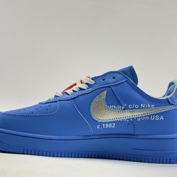 Nike Air Force 1 Low Off White Mca University Blue 77
