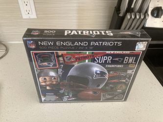 Brand New New England Patriots 500 Piece Puzzle