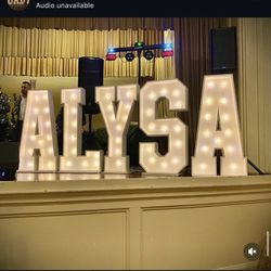 Marquee Letters And Numbers 