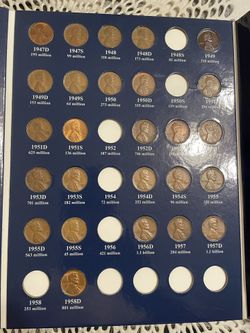 Album Con 68 Monedas De wheat Pennies 😎