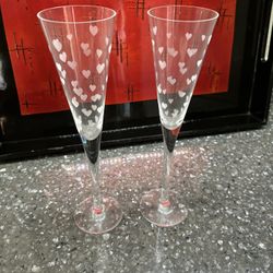 Sweetheart Champagne Glasses