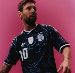 Authentic Argentina Messi #10 Away Jersey 3XL