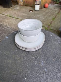 Hearth & Hand with Magnolia Stoneware Dinnerware Set – 5 Pieces