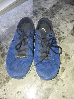 Under Armour Blue Knit Running Sneakers