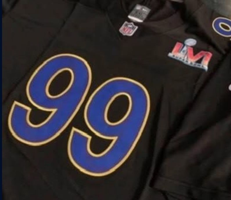New! LA Rams jersey black #99 Donald XL last one