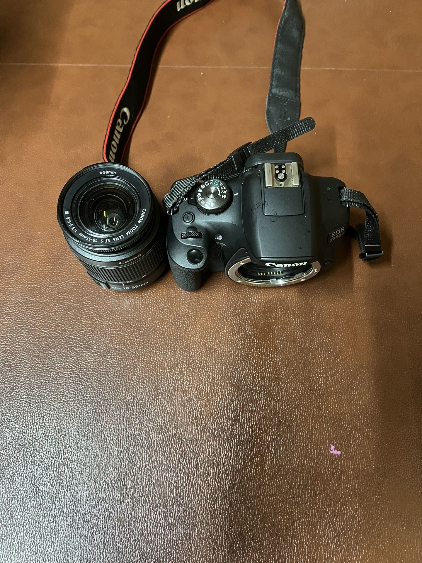 Canon Eos 2000d With Efs 18-55 mm Lens