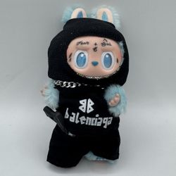 Authentic PopMart Labubu Custom Tattoo By Romeo Lacoste, Fully Styled