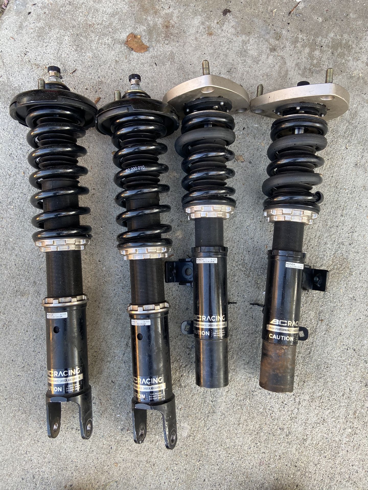 2016 Honda Accord Coilovers