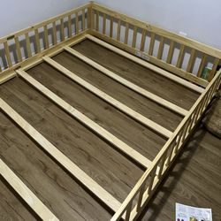 Montessori Queen Size Floor Bed Frame