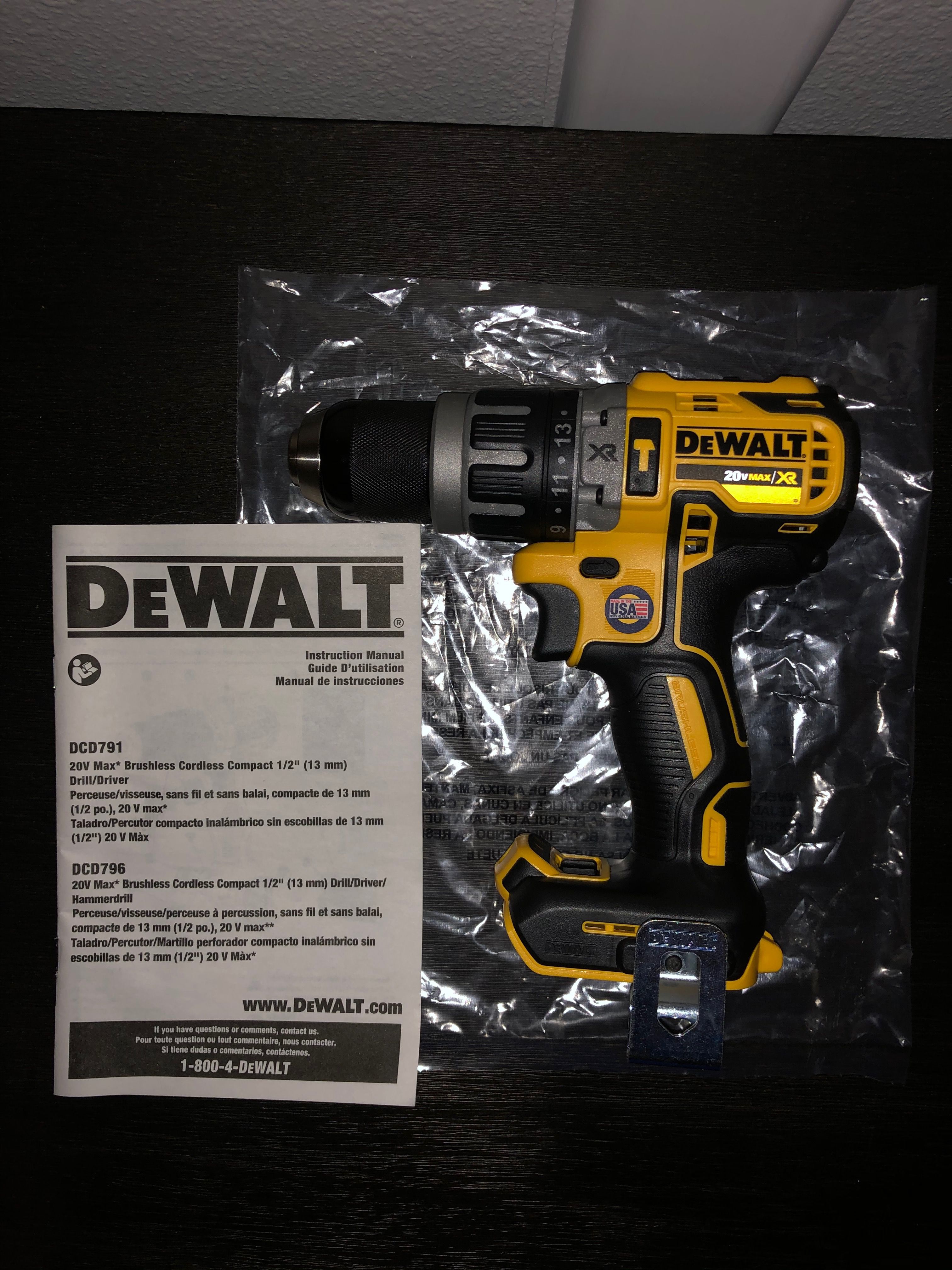 Dewalt DCD796 XR Drill/Driver/Hammerdrill