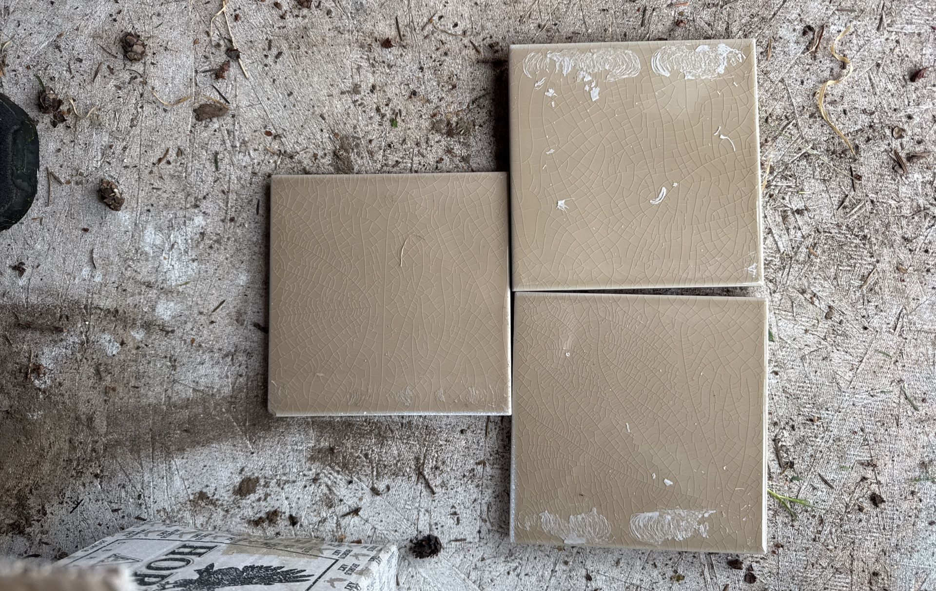 Free- Ceramic Tile 6”x6” 3boxes 20pcs Ea. Box