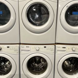 WHIRLPOOL XL CAPACITY WASHER DRYER ELECTRIC SET 