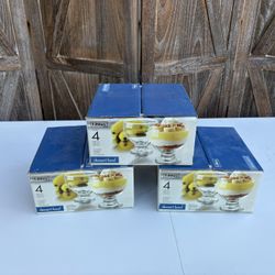 Libbey Glass Dessert Bowls – 12 Total (3 Boxes, Brand New) 