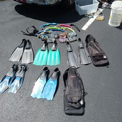 Assorted Snorkeling Gear