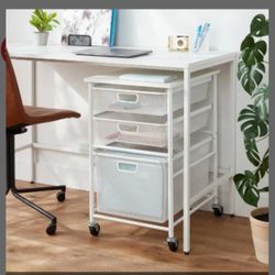New Brightroom metal 3 file drawer cart