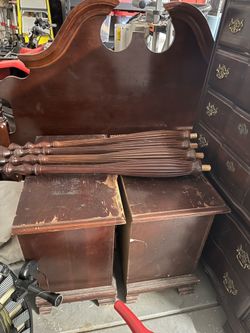 Cherry wood Bedroom set $50 obo