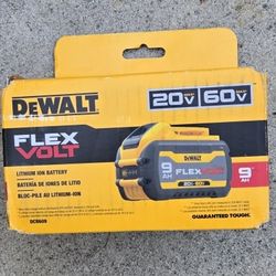 Dewalt 60v Flexvolt Battery 9.0 Ah Brand New 