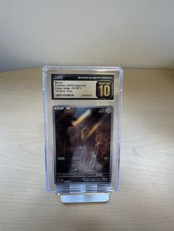 CGC Pristine 10 Meltan Art Rare 081/071 Pokémon Japanese Cyber Judge sv5M Slab