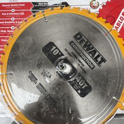 10” Dewalt carbide Saw Blade