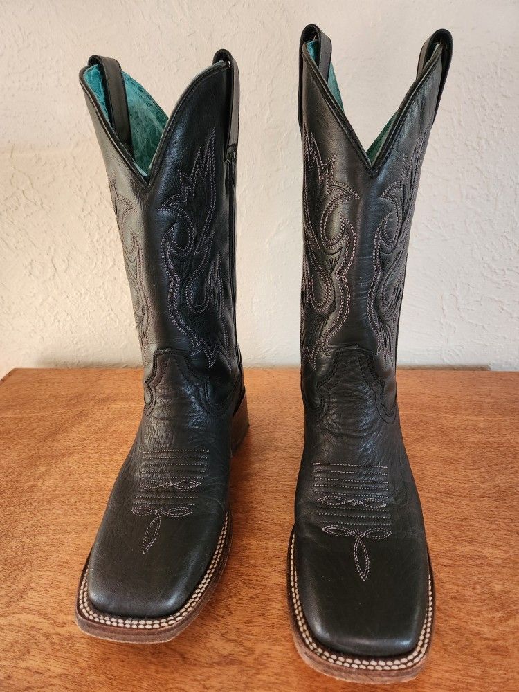 Leather Western Style Boots