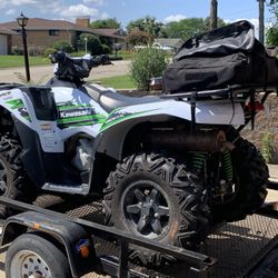2018 Kawasaki Brute Force ATV Package