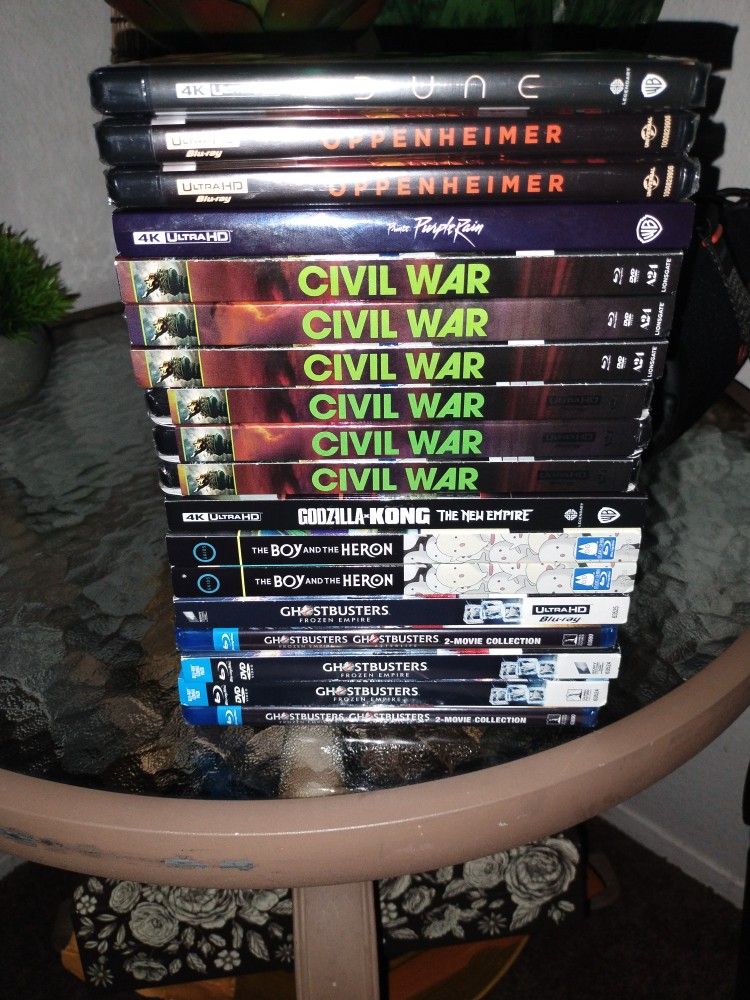 4K Ultra HD & Blue Ray