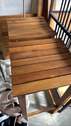 Table and two stools