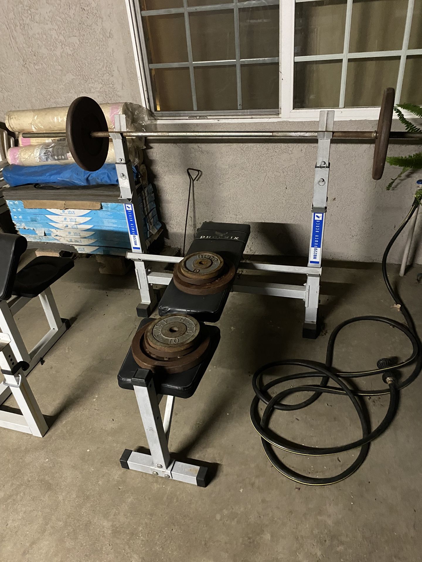 Bench And Preacher Curl Bench