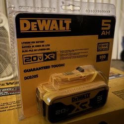 DEWALT BATTERY XR 20V 5AH