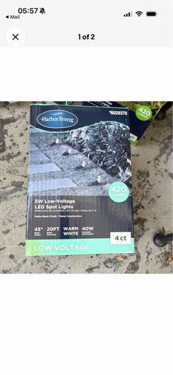 Harbor breeze 5w 12 v LED spot lights warm white