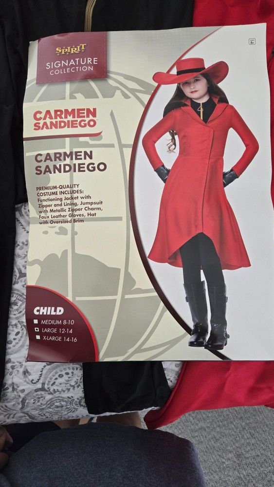 Kids Carmen San Diego Costume From Spirit Halloween
