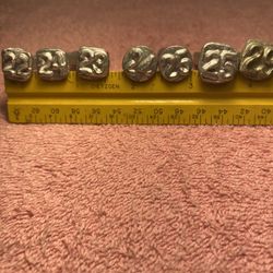 Vintage Rail Road Nails ,7 From Twenties 9 From Fifties