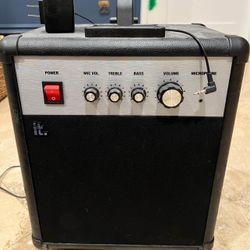 IT brand karaoke guitar bass large speaker  old school NO Bluetooth