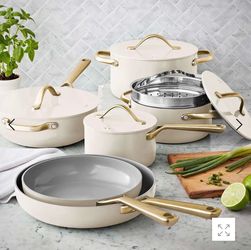 11 piece ceramic cookware set