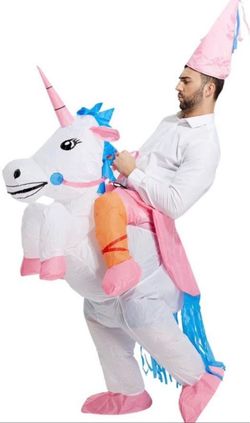 New Unicorn Inflatable Costume $15