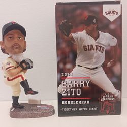 Barry Zito SF Giants (Bobblehead) Oakland A's (Limited Edition Figurine)