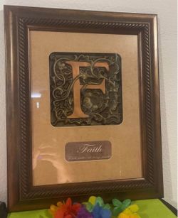Framed Faith Makes All Things Possible Wall Art (12x15”)