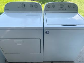 Whirlpool washer and dryer electric