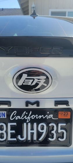 Custom Rear Emblem for 2013-2023 camrys ghost pearl brushed teq logo