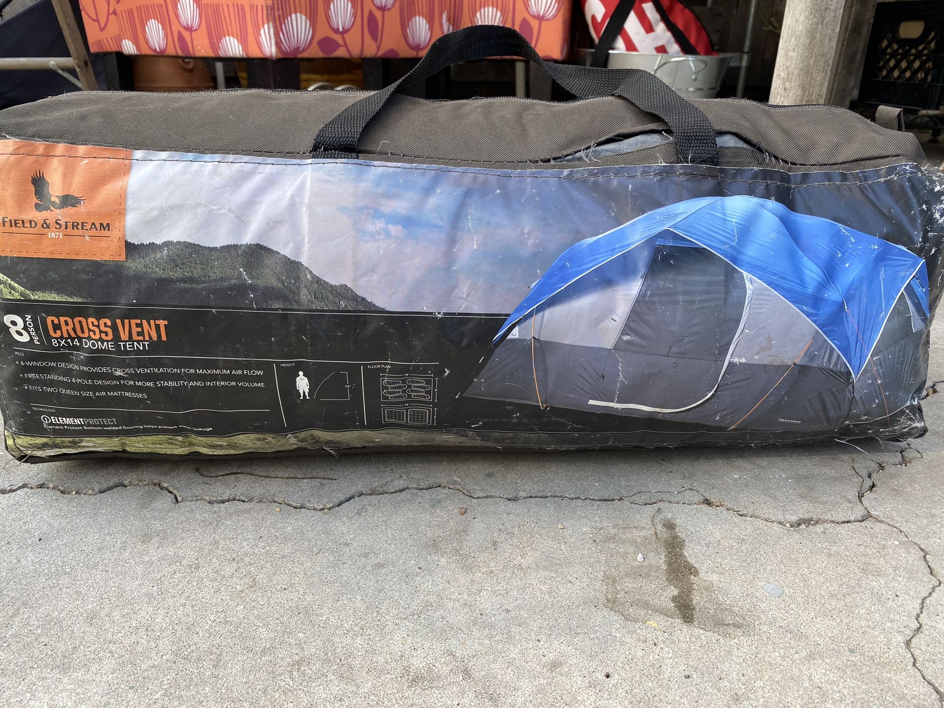 8 Person Tent Field & Stream Large Camping 6-8