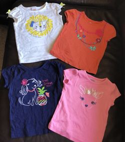 4 girl T-shirts for $8