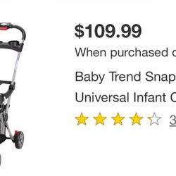 Baby trend Snap N Go Car Seat Holder $20