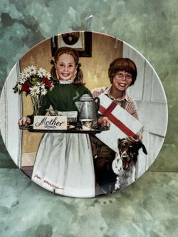 Mothers Day Americana Holidays Plate Collection Edwin M Knowles Fine China