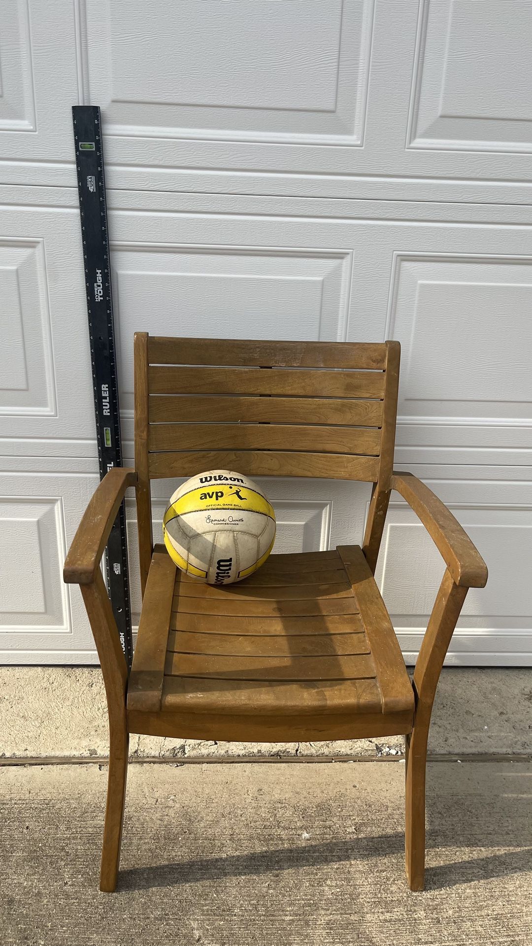 ScanCom Rinjani stacking outdoor teak chair