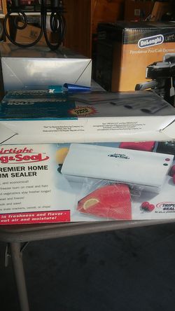 Bag sealer with bags
